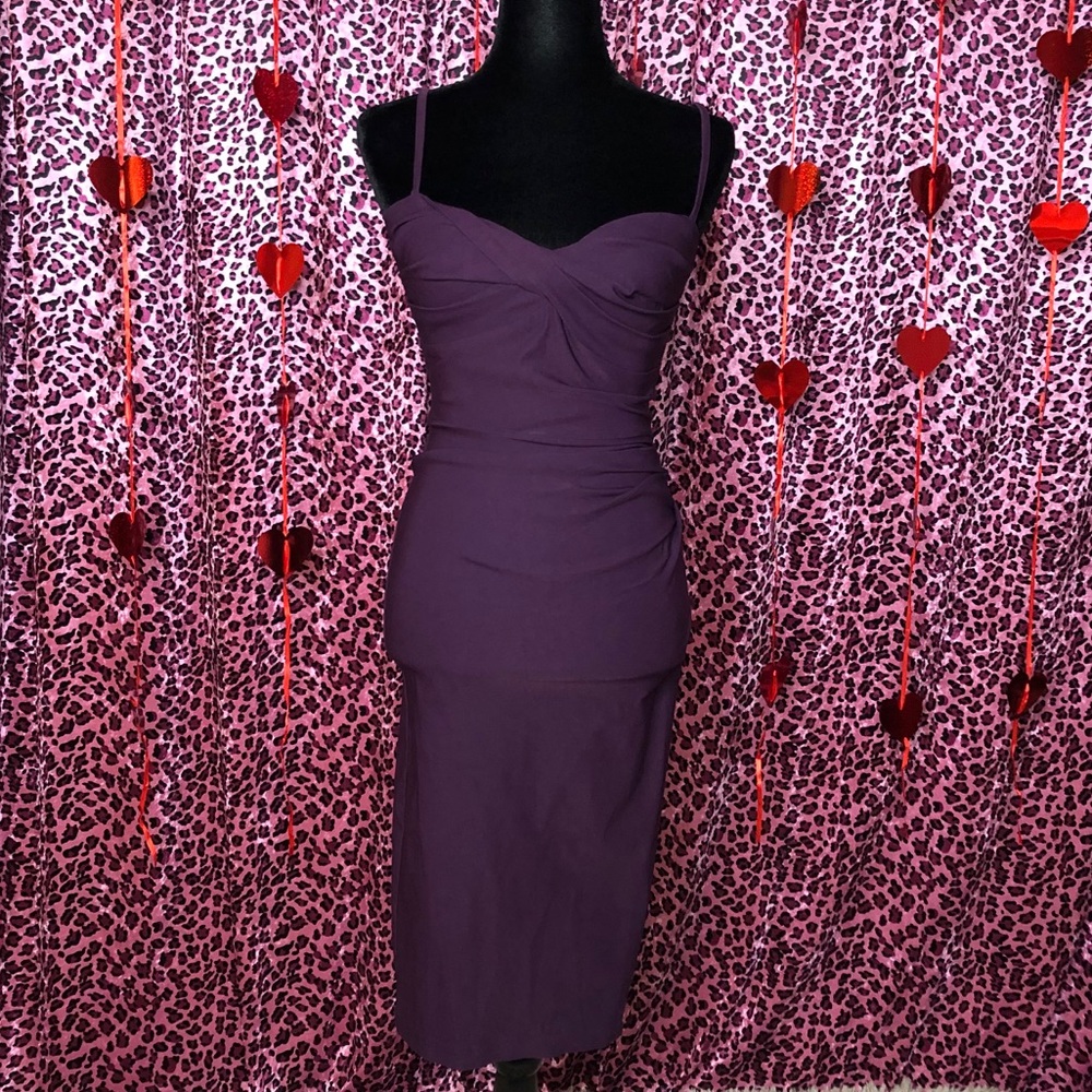 Stop Staring Million Dollar Baby Eggplant dress